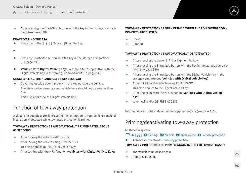 C-Class Sedan - Catalogue valid from 11 September to 11 September 2025 - page 220