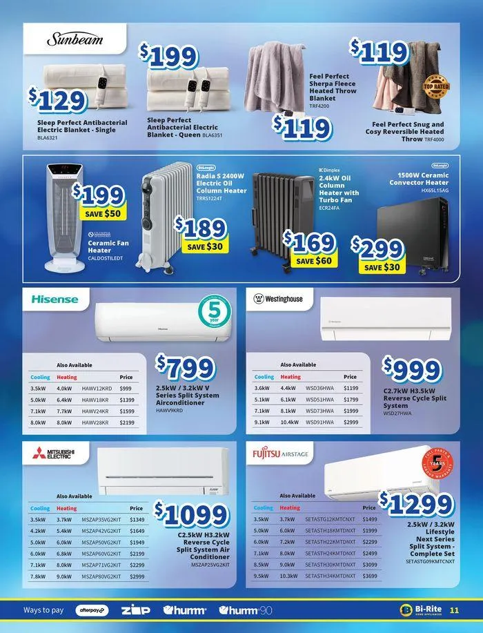 Winter Deals - Warm up Offers - Catalogue valid from 25 July to 7 August 2024 - page 11