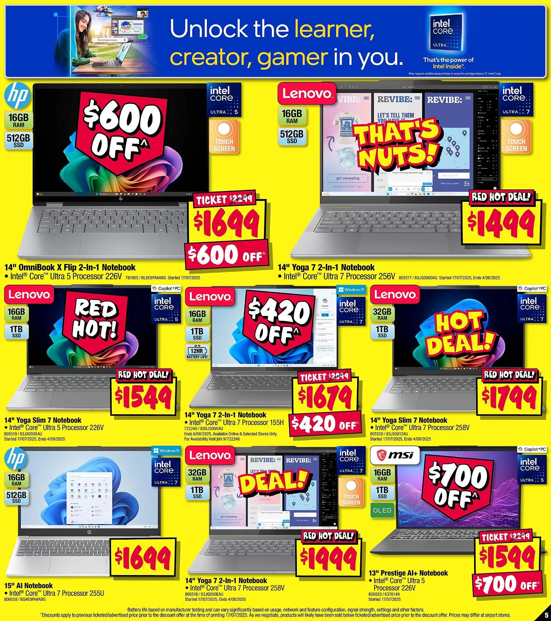 JB Hi-Fi catalogue - Catalogue valid from 24 July to 30 July 2025 - page 5
