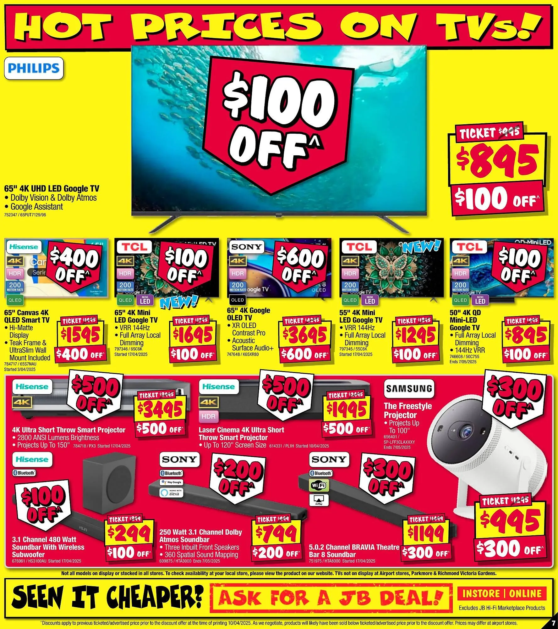 JB Hi-Fi catalogue - Catalogue valid from 24 April to 30 April 2025 - page 7