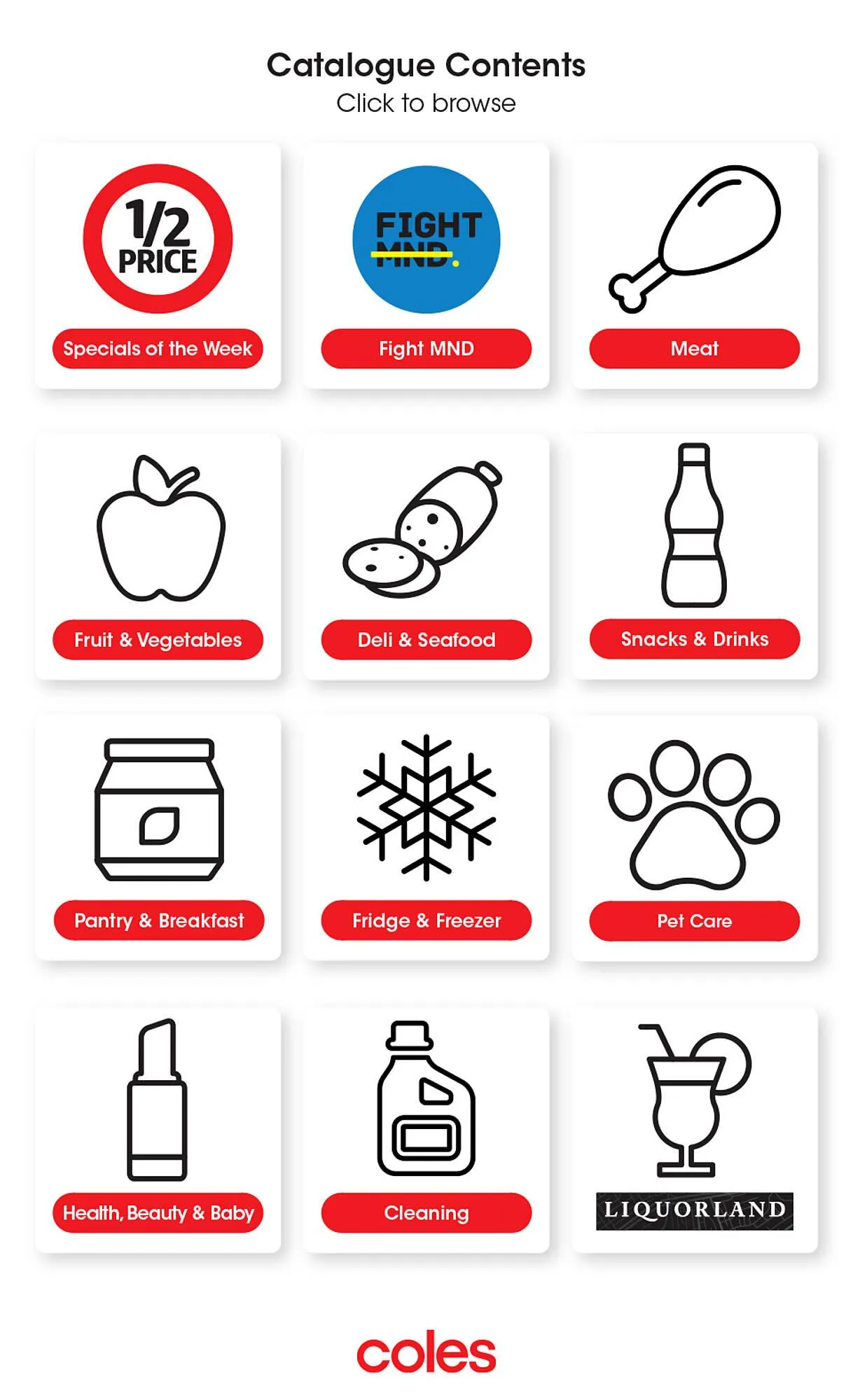 Coles catalogue - 1