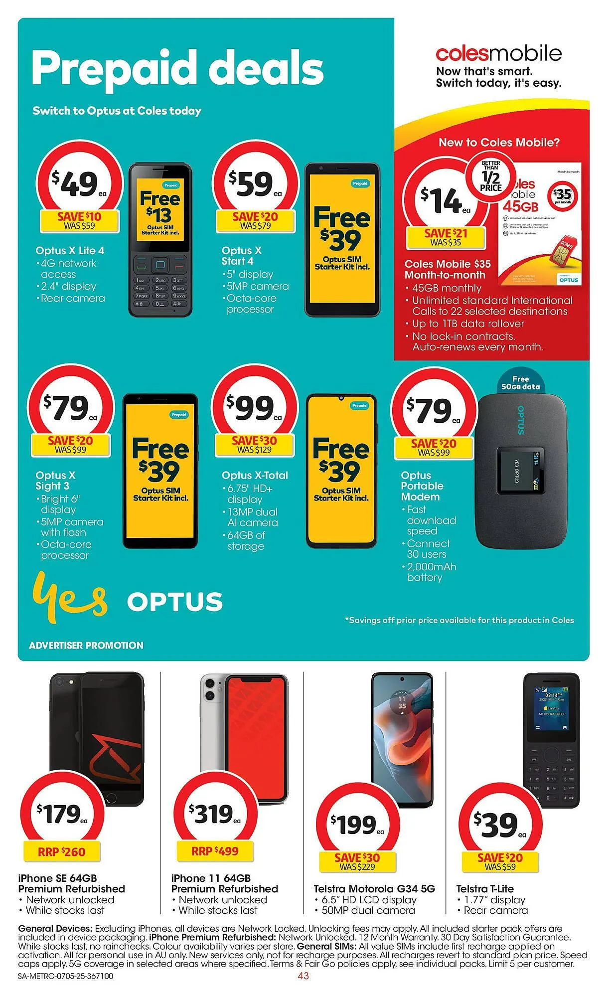 Coles catalogue - Catalogue valid from 6 May to 13 May 2025 - page 43