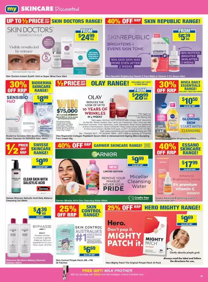 My Chemist Save Like A Champion - Catalogue valid from 27 February to 19 March 2025 - page 23
