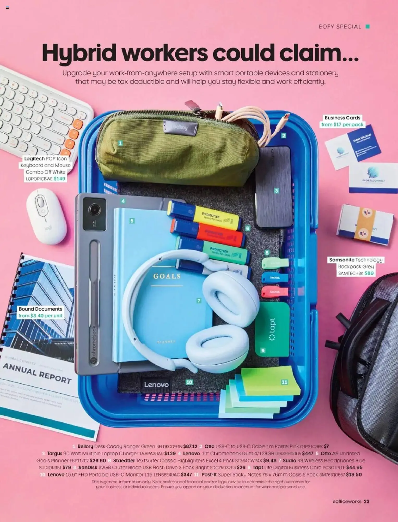 Officeworks catalogue - Catalogue valid from 1 May to 14 November 2025 - page 23