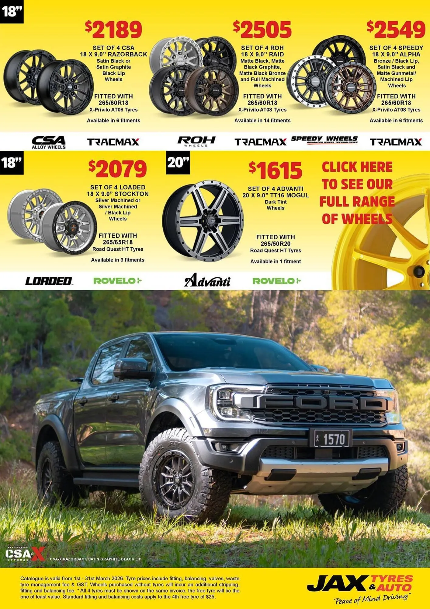 Jax Tyres catalogue - Catalogue valid from 2 March to 31 March 2026 - page 13