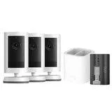 Ring Outdoor Camera Plus 2K Battery White 3 Pack And Dual Battery Charging Station And Quick Release Battery Pack B0FH49ZQHJ