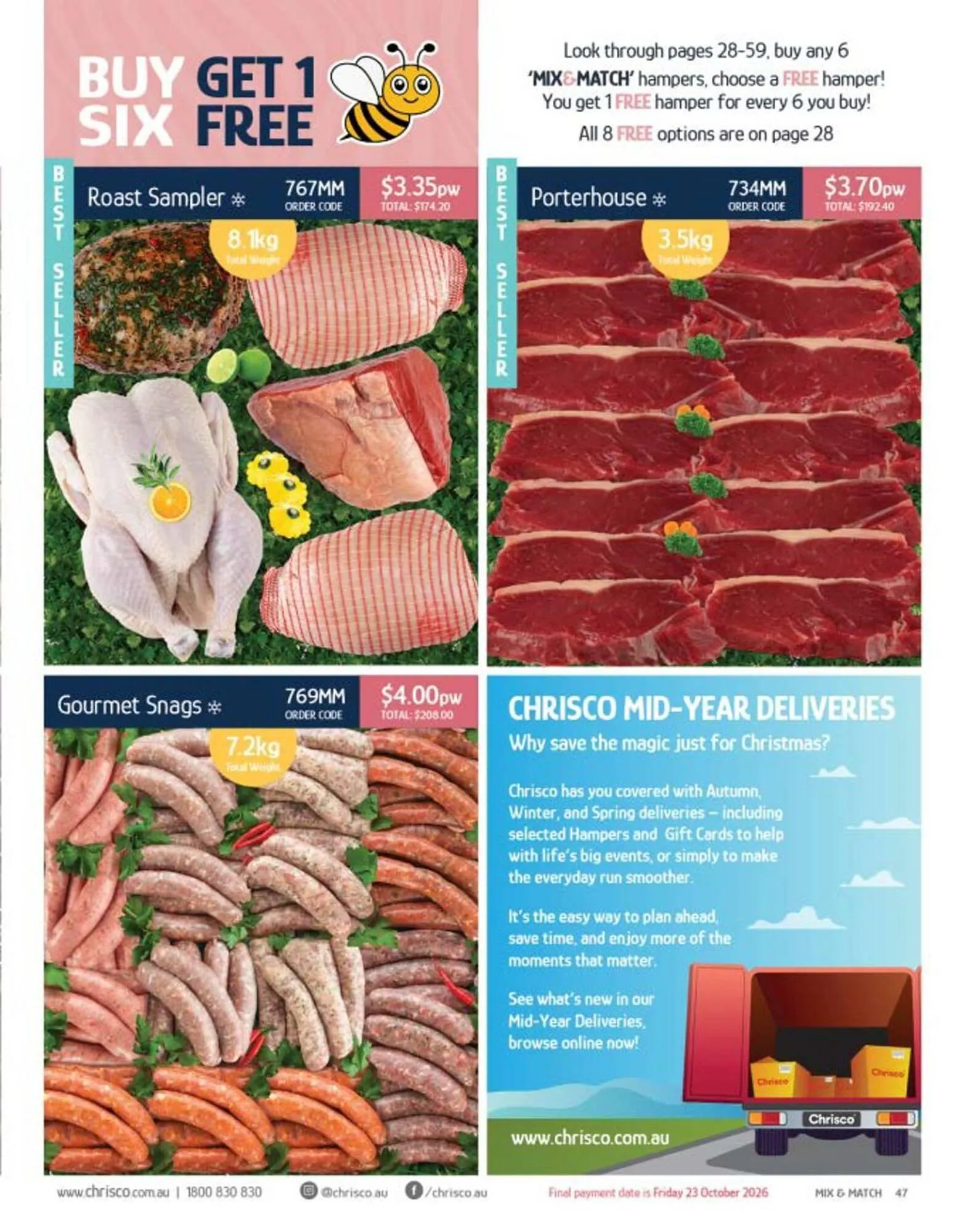 Chrisco Hampers catalogue - Catalogue valid from 19 September to 31 December 2026 - page 47