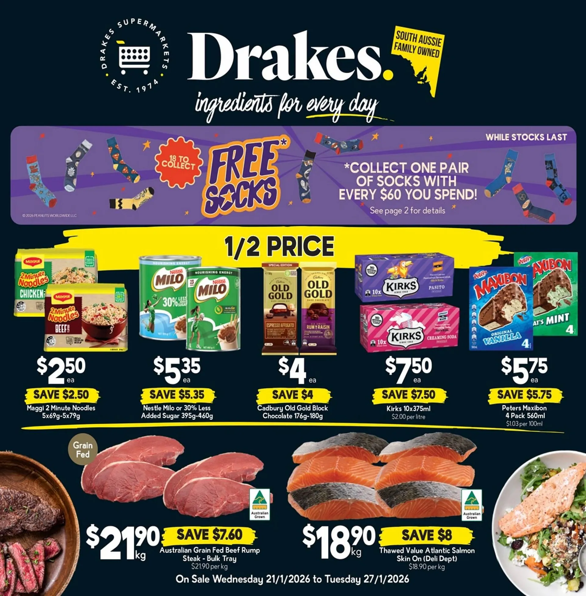 Drakes catalogue - Catalogue valid from 21 January to 27 January 2026 - page 1