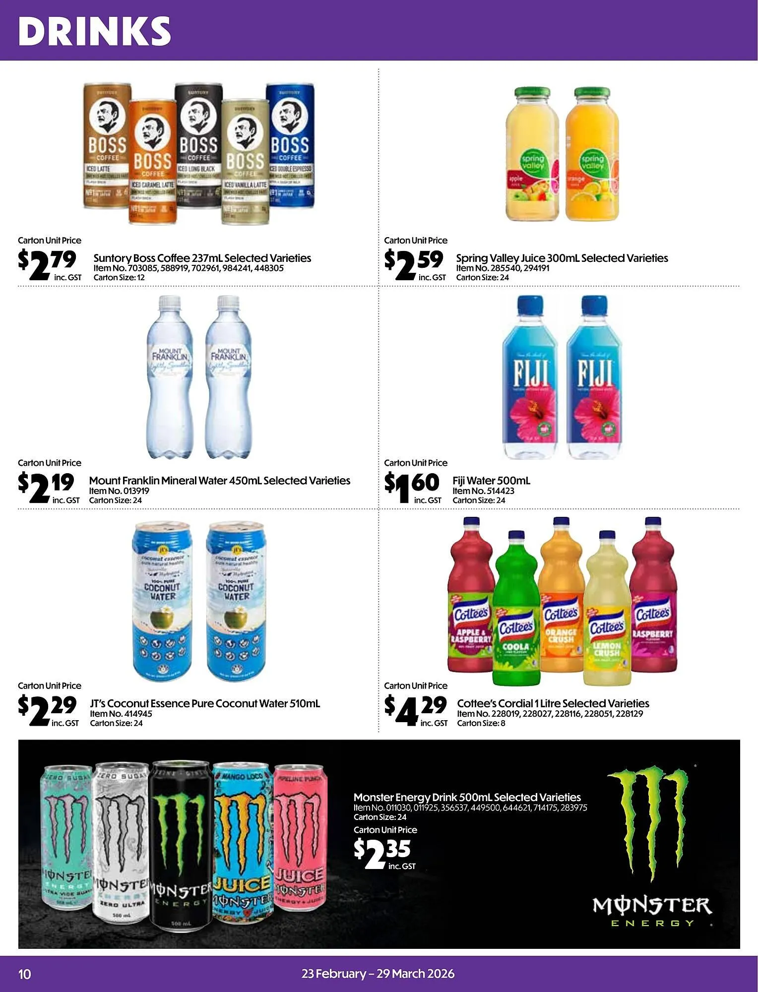 Campbells Wholesale catalogue - Catalogue valid from 23 February to 29 March 2026 - page 10