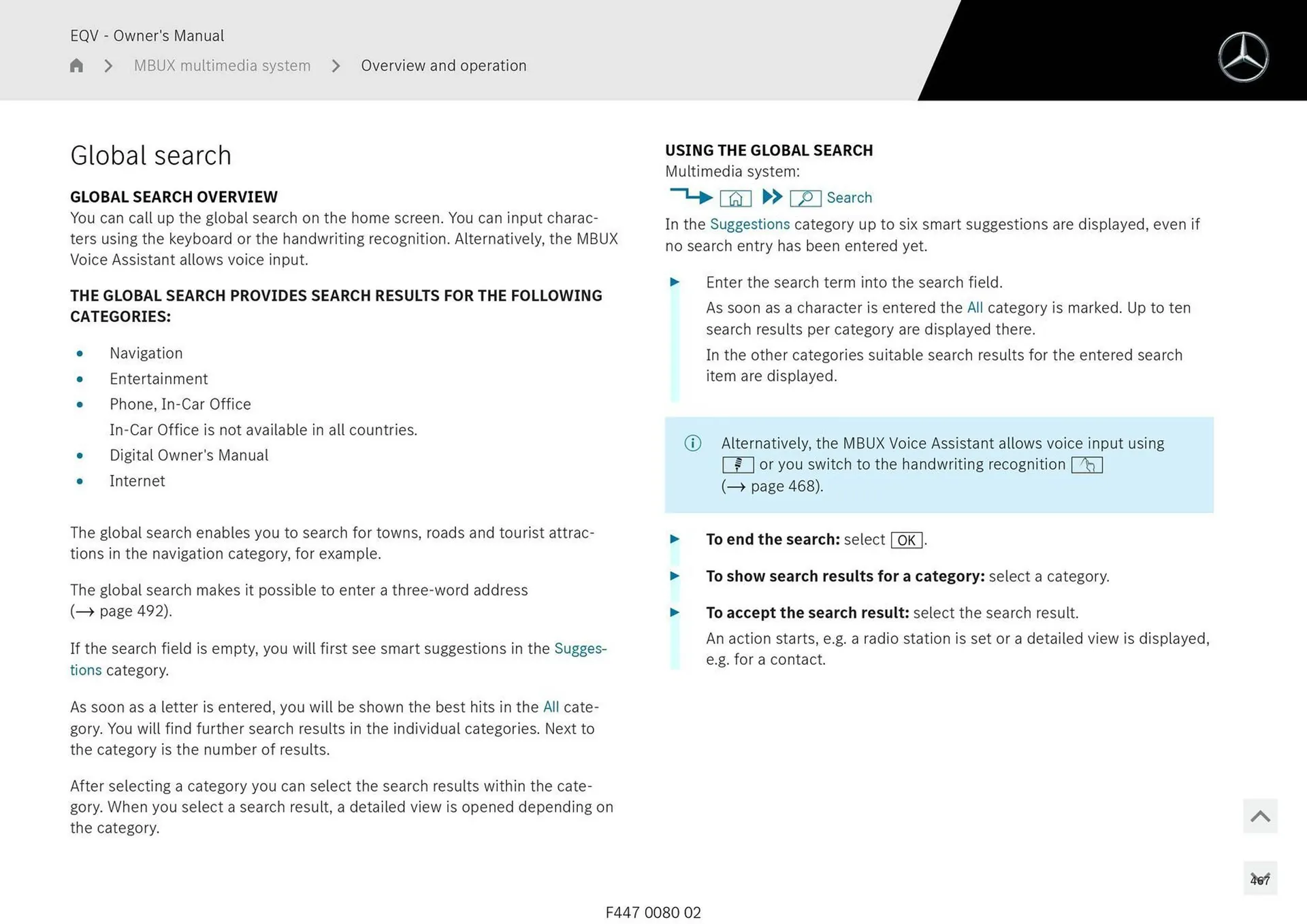 Mercedes-Benz catalogue - Catalogue valid from 11 September to 11 September 2025 - page 467