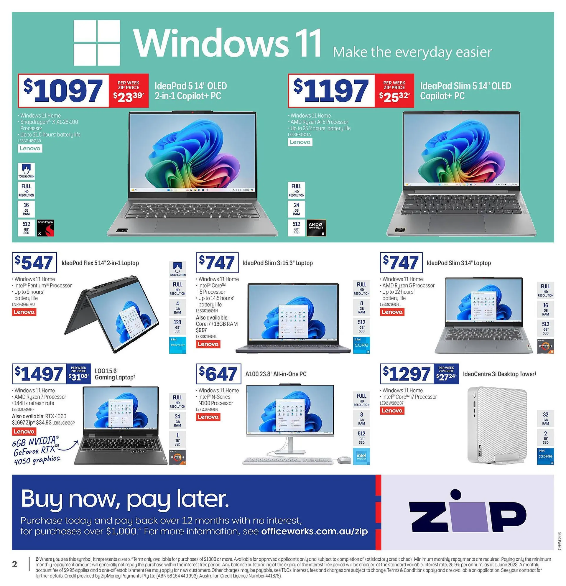 Officeworks catalogue - Catalogue valid from 11 June to 30 June 2025 - page 2