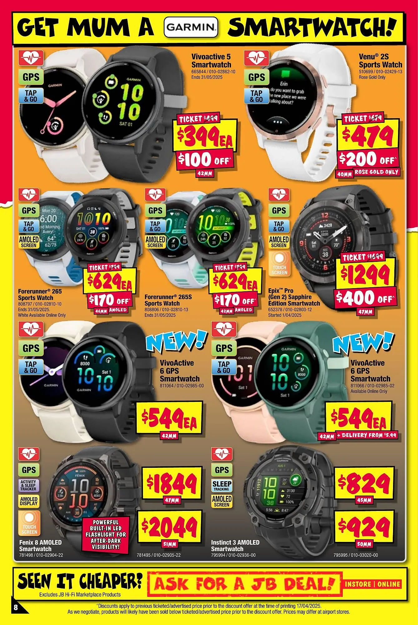 JB Hi-Fi catalogue - Catalogue valid from 1 May to 11 May 2025 - page 8