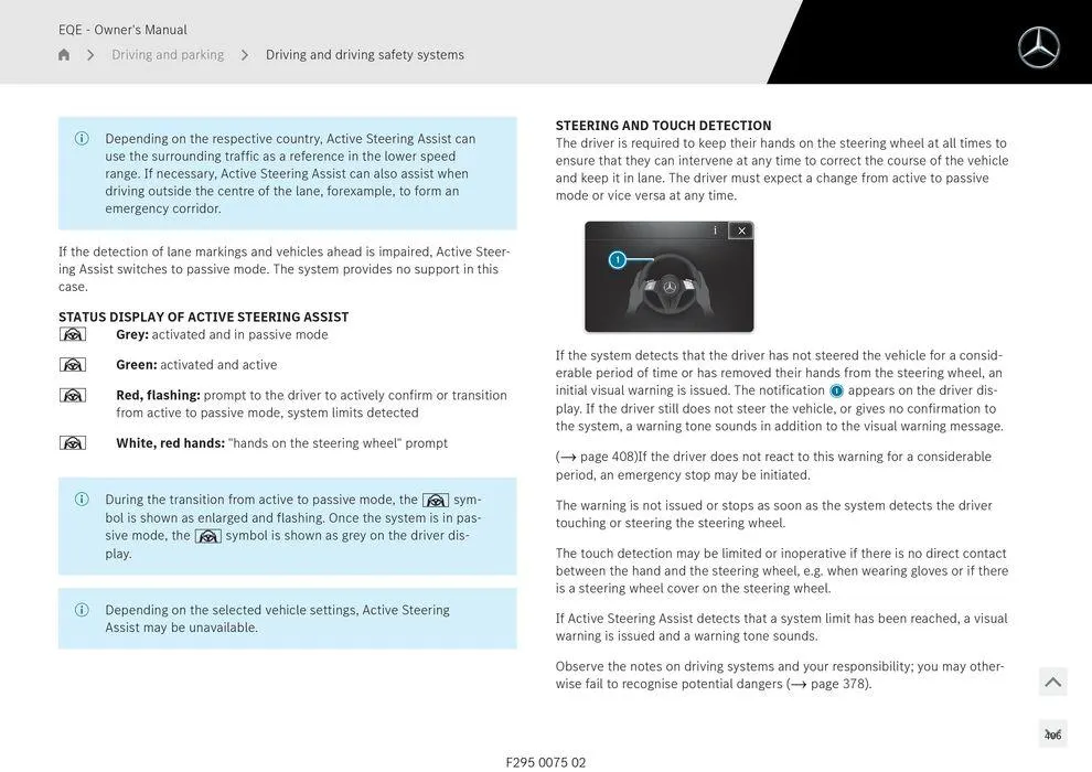EQE Sedan - Catalogue valid from 11 September to 11 September 2025 - page 406