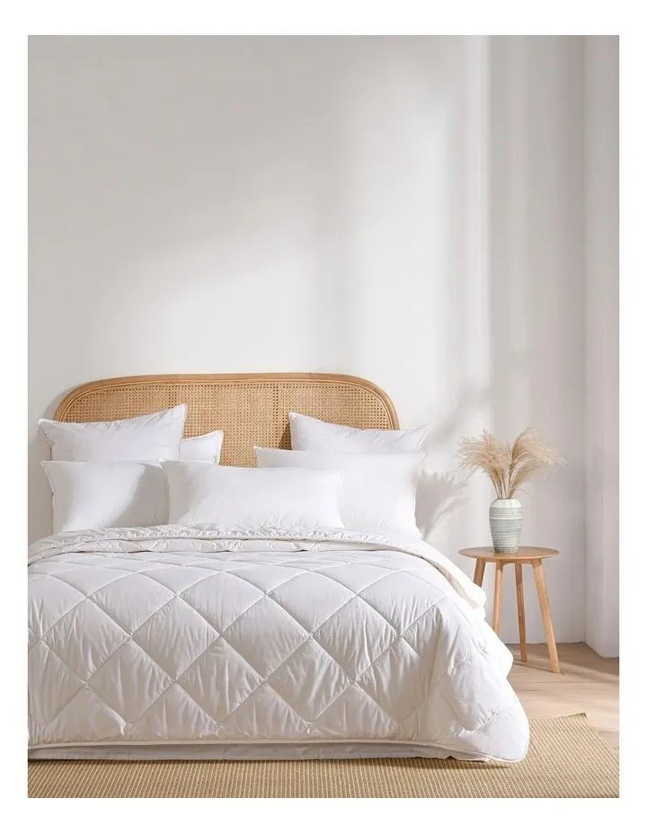 All Seasons Wool Quilt in White