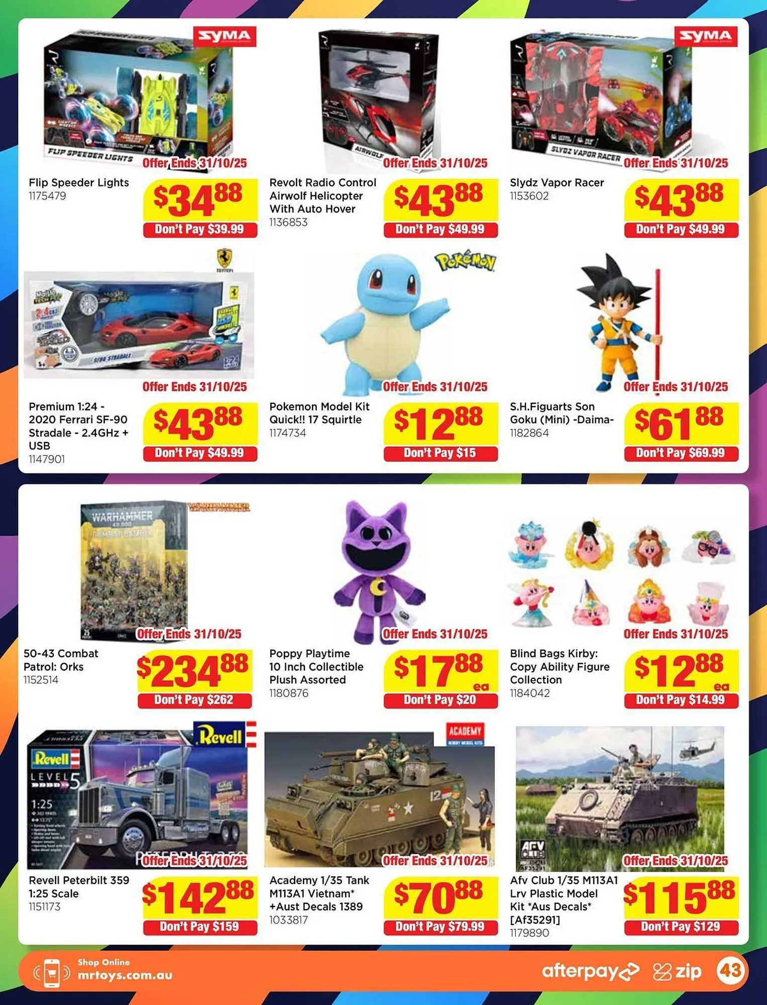 Mr Toys catalogue - Catalogue valid from 20 October to 31 October 2025 - page 43
