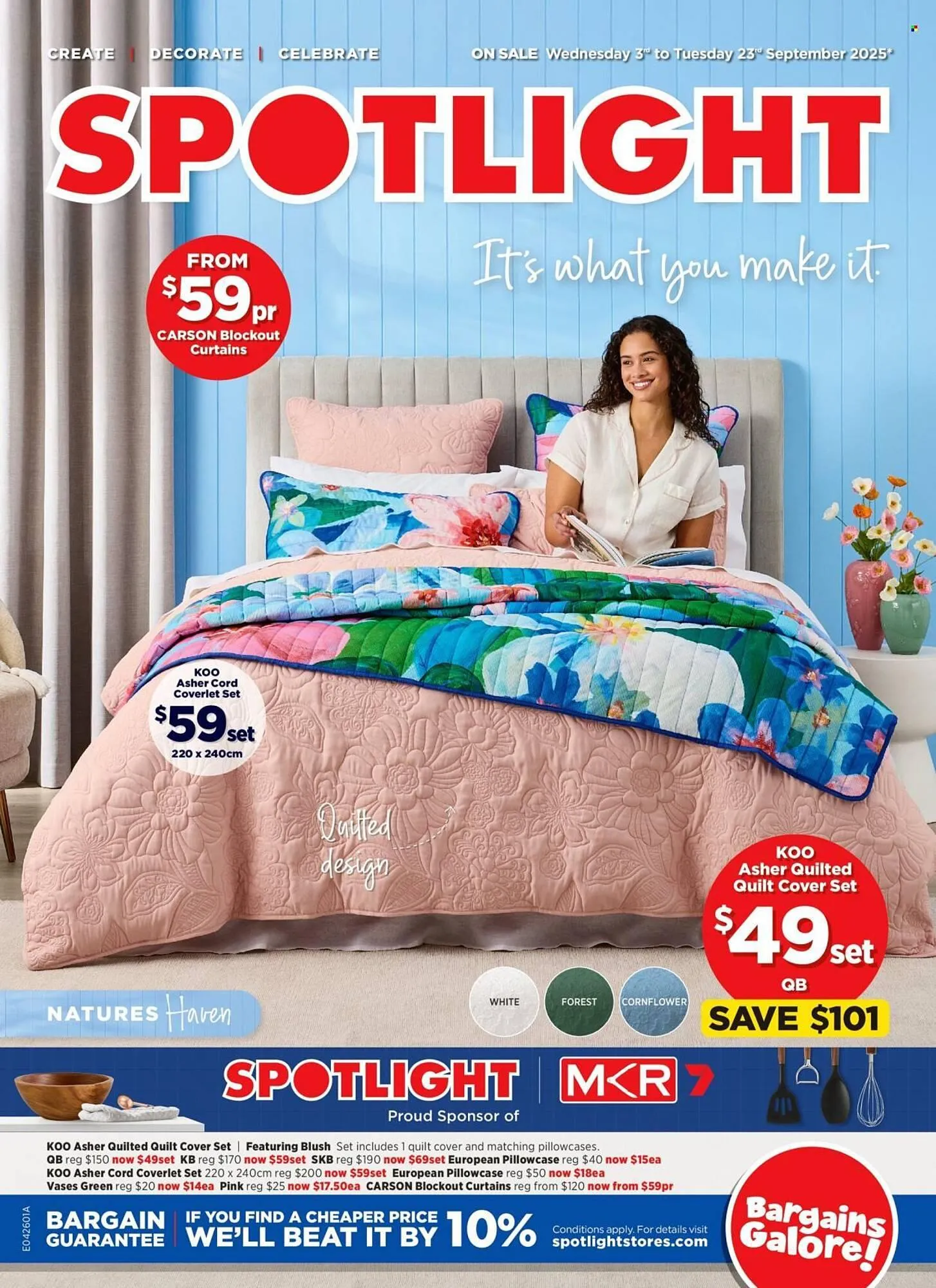 Spotlight catalogue - Catalogue valid from 3 September to 23 September 2025 - page 1
