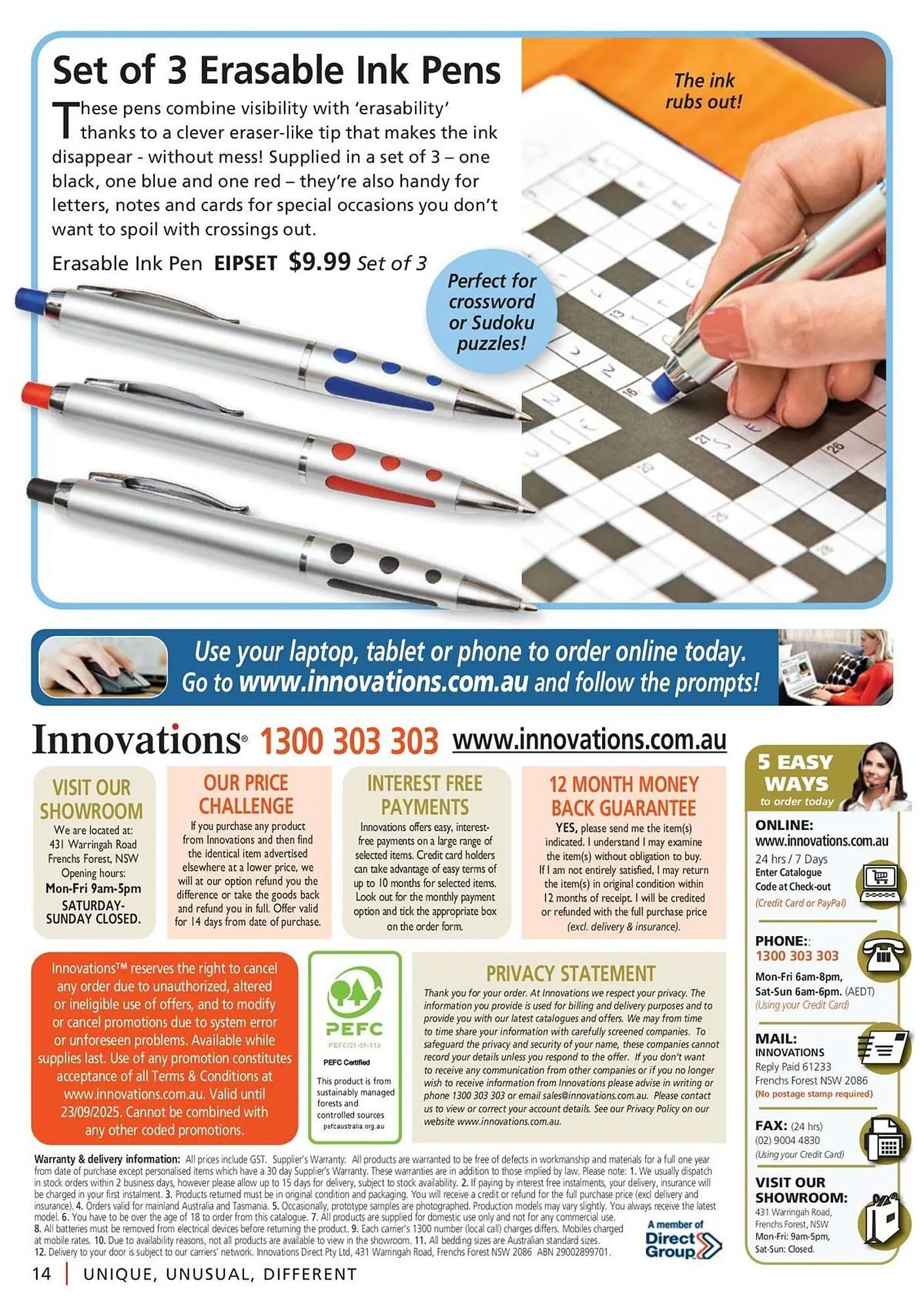 Innovations catalogue - Catalogue valid from 30 July to 23 September 2025 - page 14