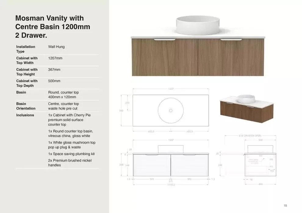 Raymor Vanities Brochure - Catalogue valid from 18 April to 30 April 2025 - page 15