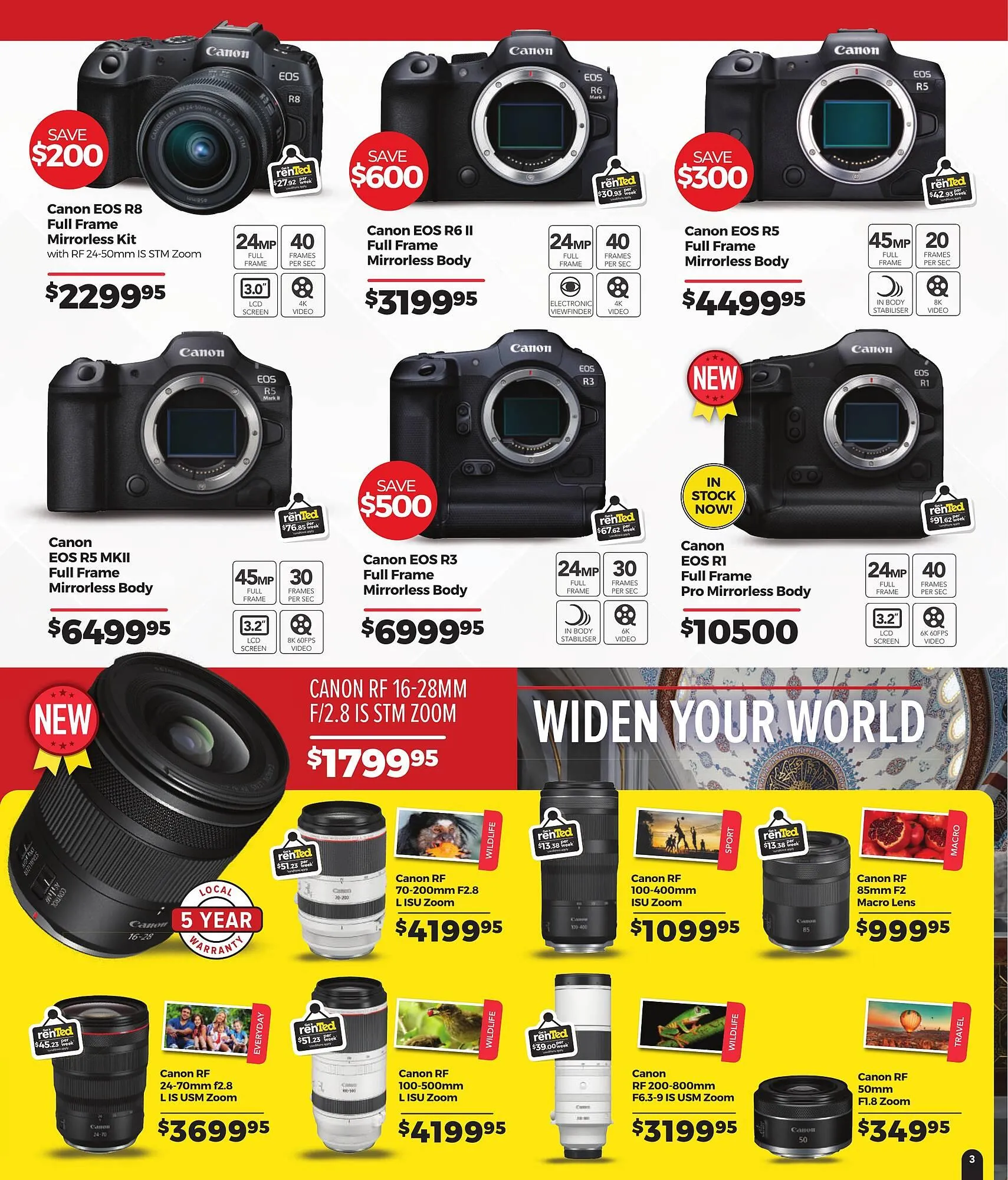 Teds Cameras catalogue - Catalogue valid from 3 March to 31 March 2025 - page 3