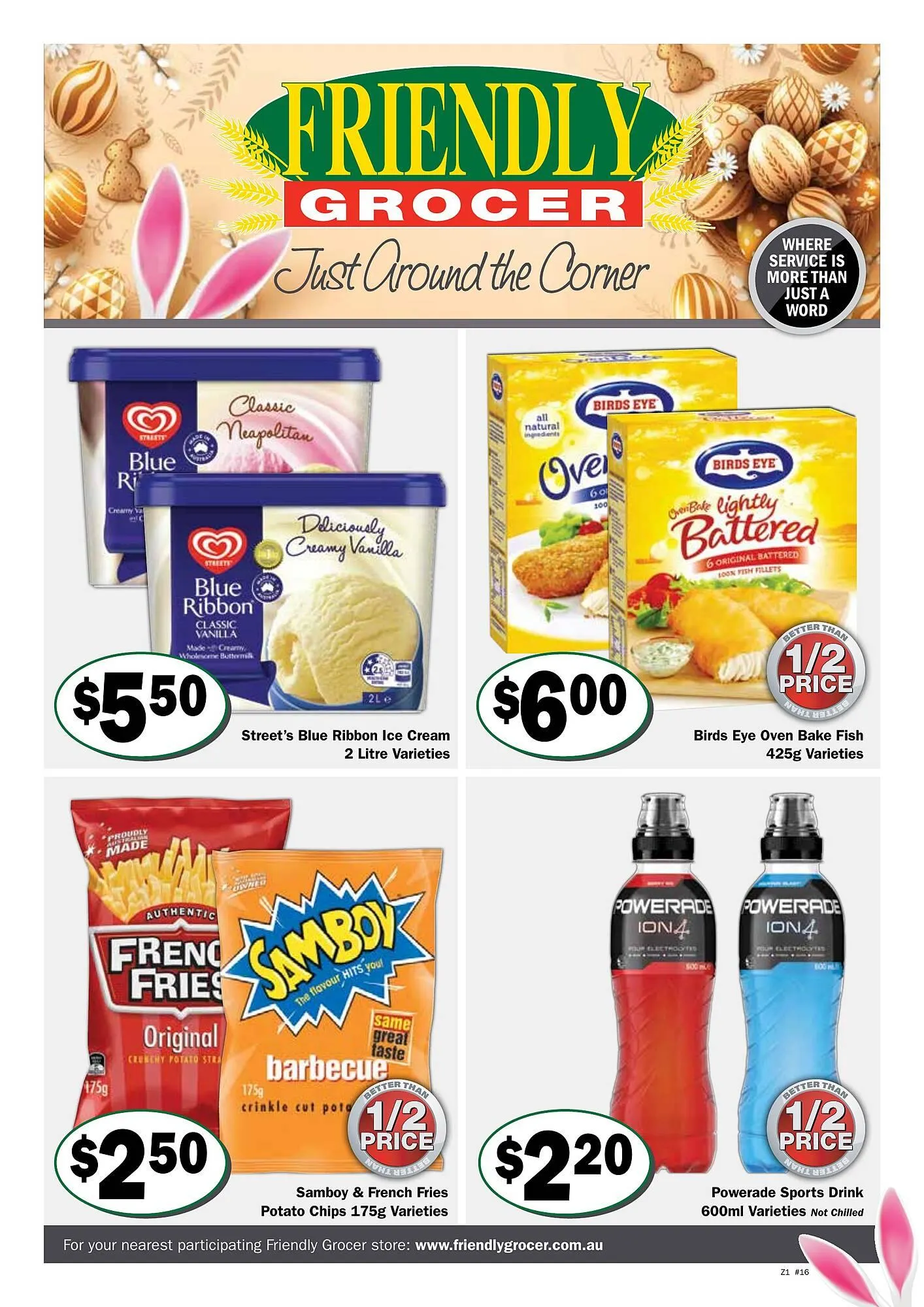 Friendly Grocer catalogue - Catalogue valid from 16 April to 22 April 2025 - page 1