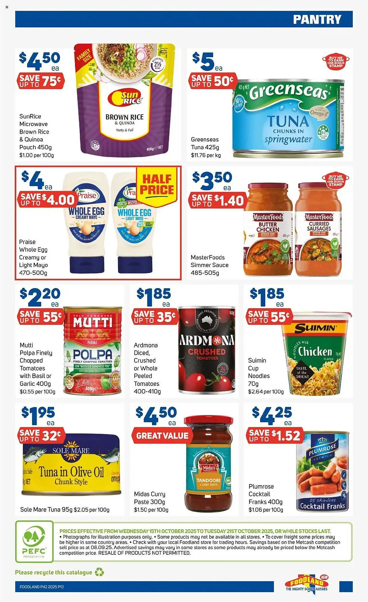 Foodland catalogue - Catalogue valid from 15 October to 21 October 2025 - page 13