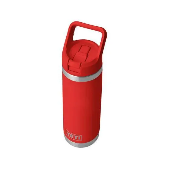 YETI® Rambler® Straw Bottle 18 oz (532 ml) Rescue Red