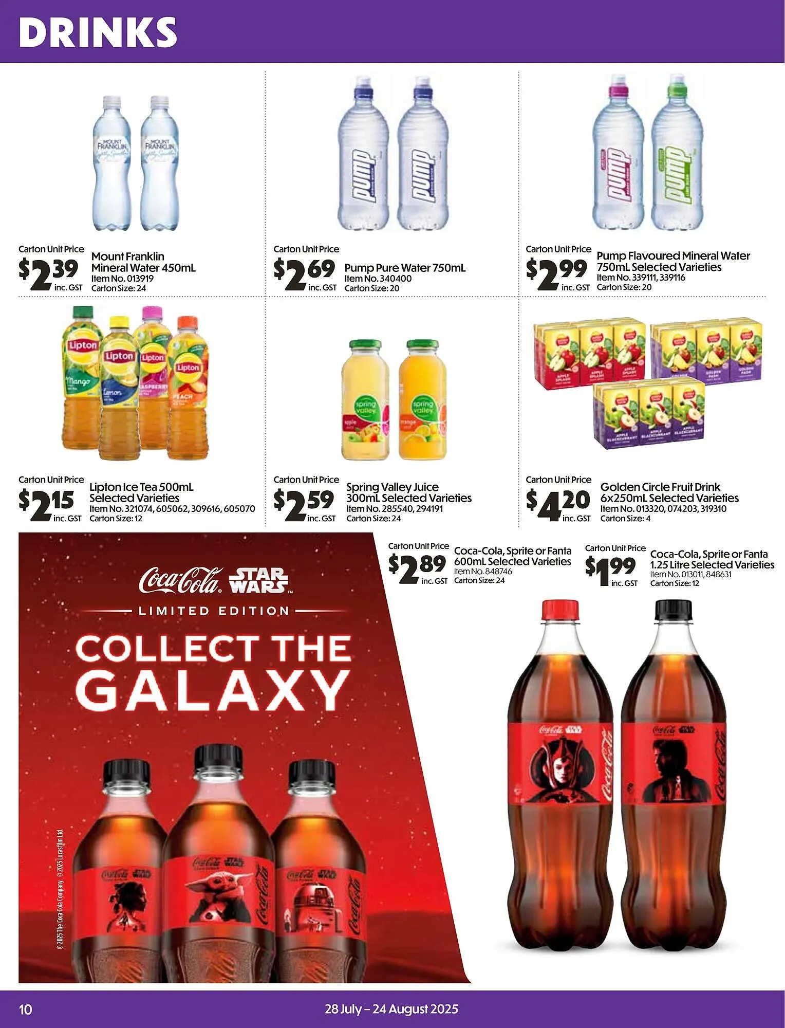 Campbells Wholesale catalogue - Catalogue valid from 28 July to 24 August 2025 - page 10