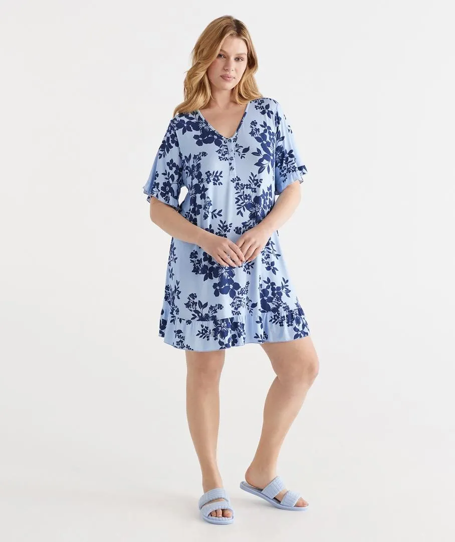Block Floral Nightie
