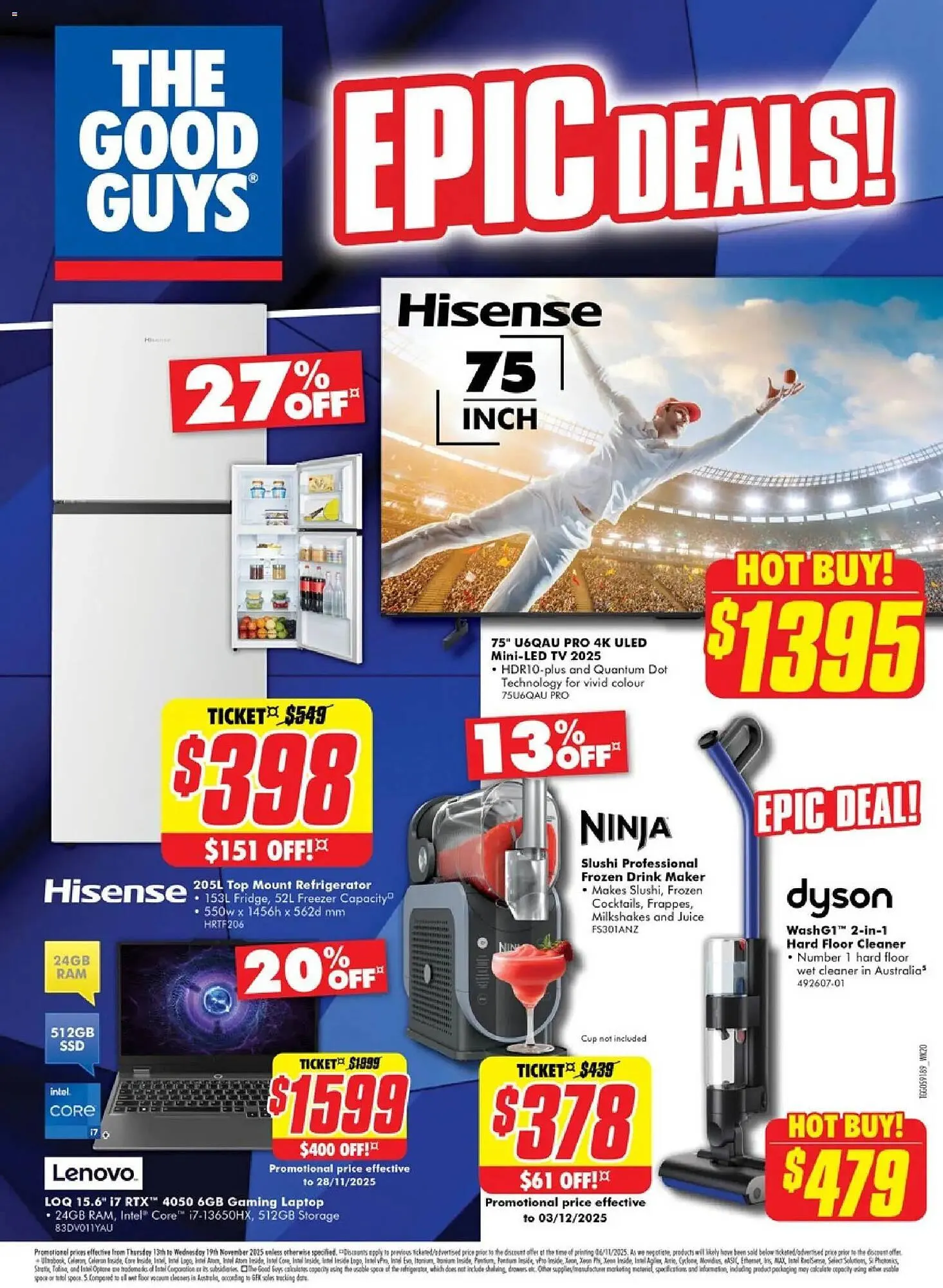 The Good Guys catalogue - Catalogue valid from 11 November to 19 November 2025 - page 1
