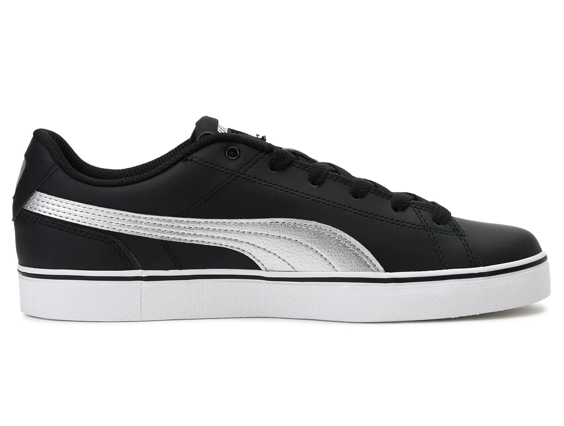 Puma Mens Court Point VULC V2 Black Silver
