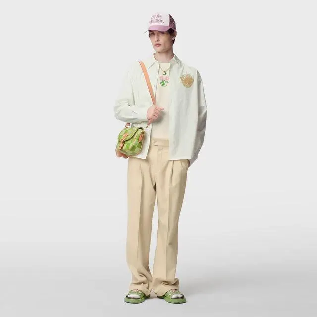 Short-Sleeved Cotton Knitted Crewneck