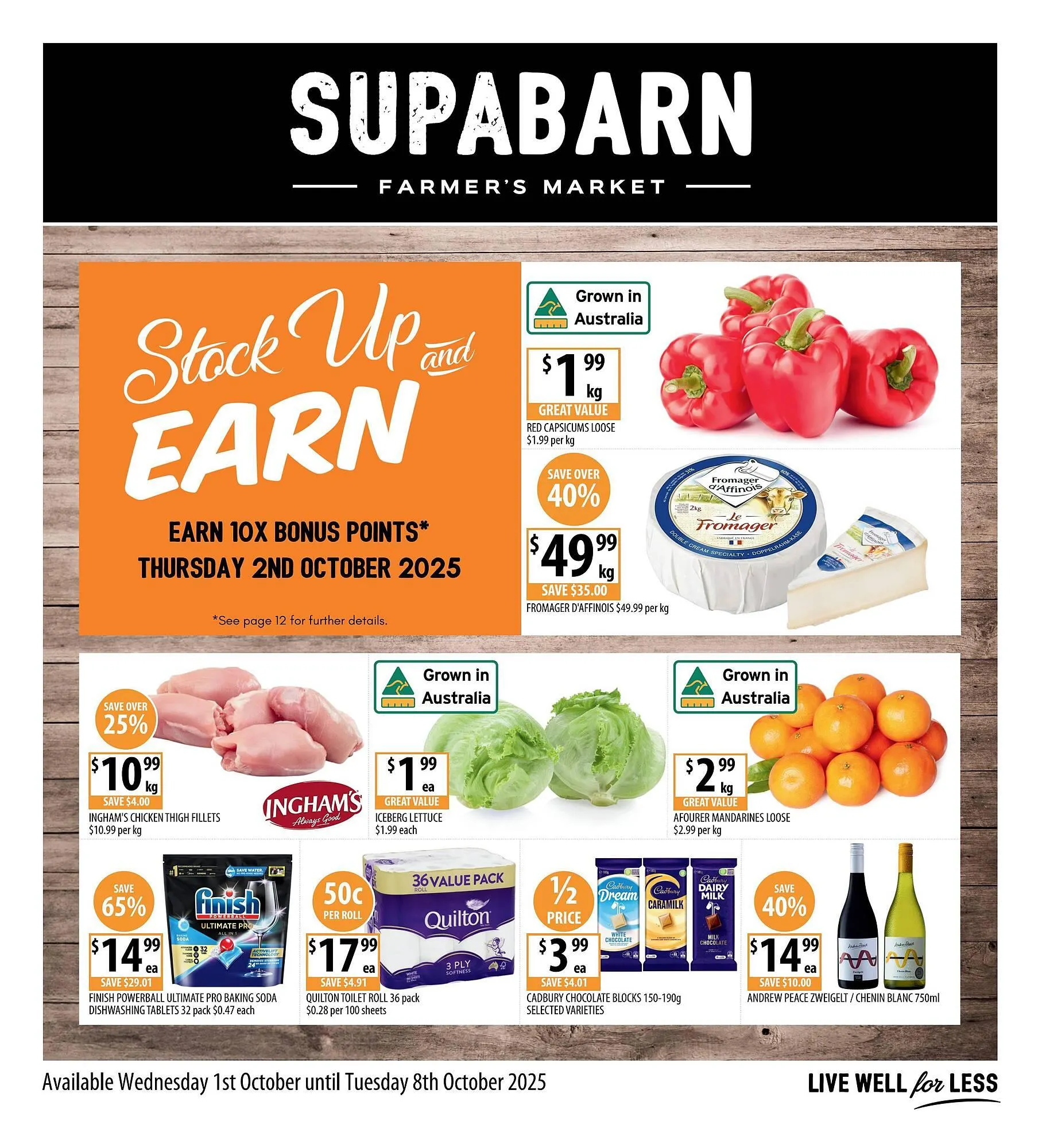 Supabarn catalogue - Catalogue valid from 1 October to 8 October 2025 - page 1
