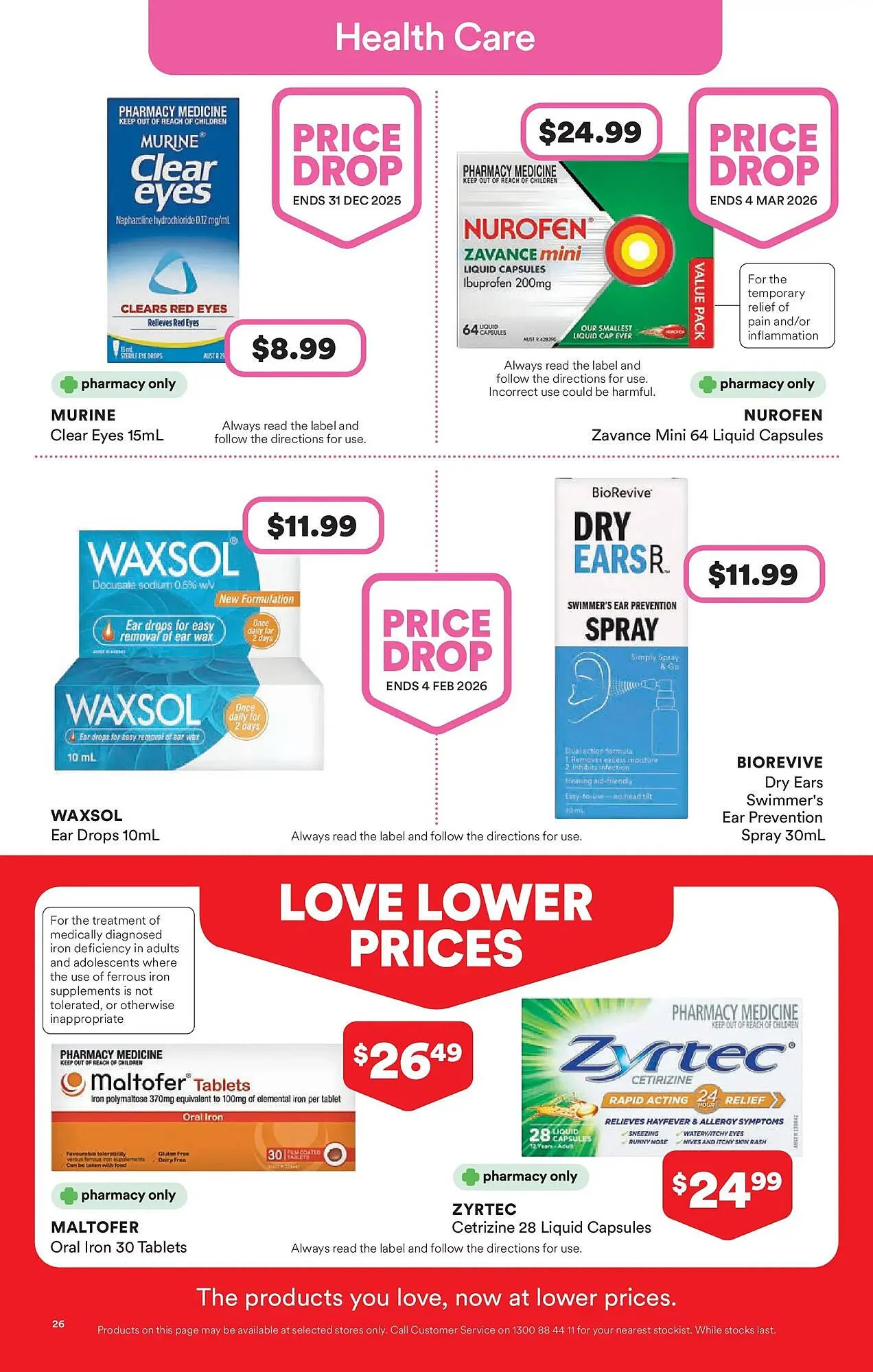 Priceline catalogue - Catalogue valid from 24 December to 14 January 2026 - page 26