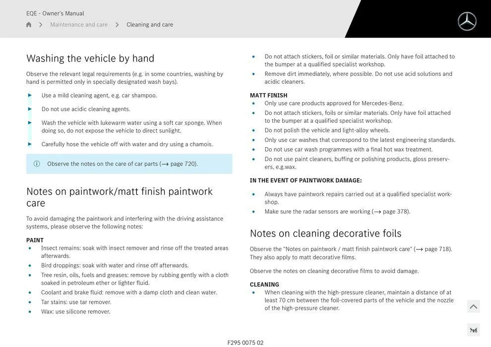 EQE Sedan - Catalogue valid from 11 September to 11 September 2025 - page 718