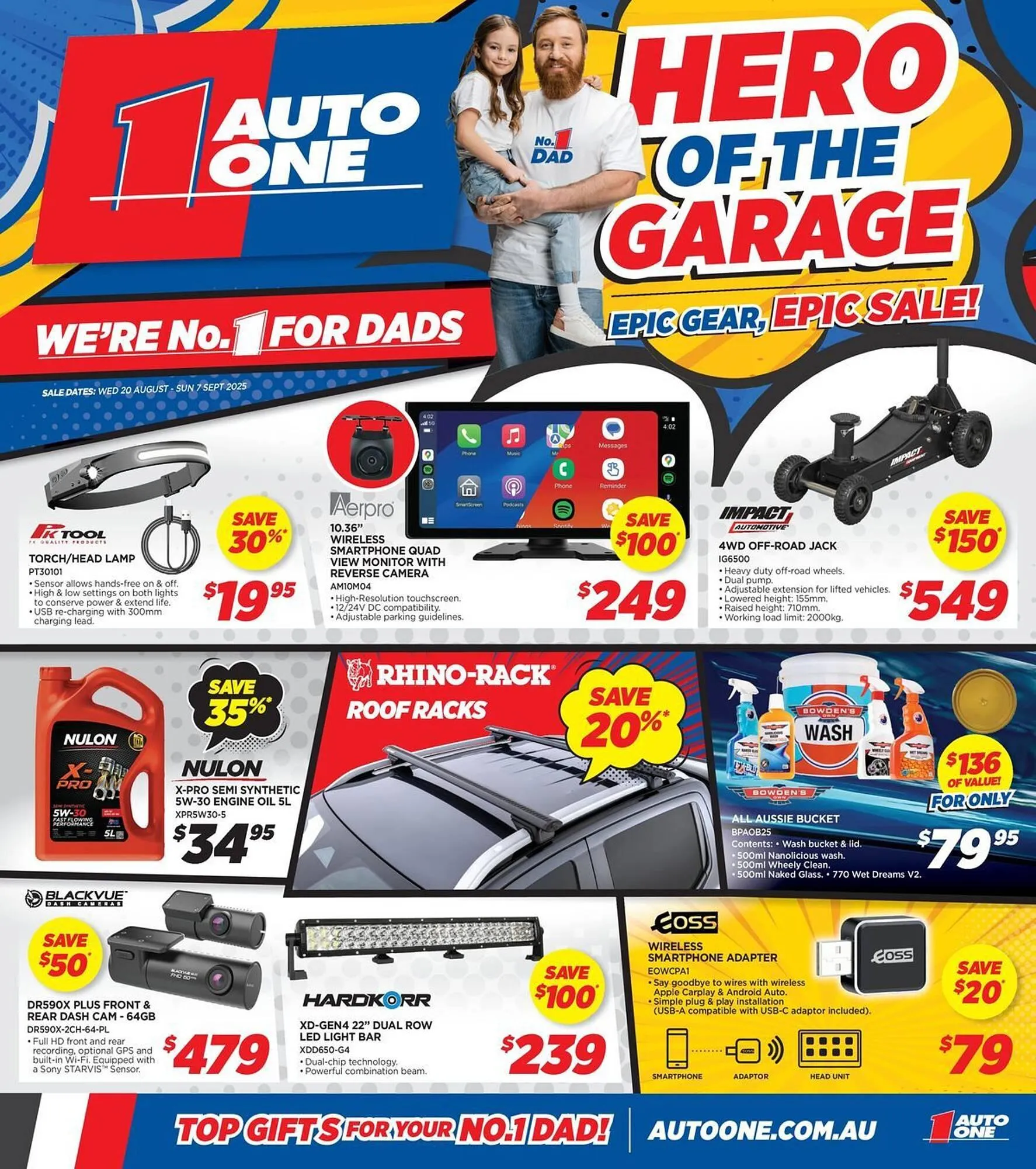 Auto One catalogue - Catalogue valid from 20 August to 7 September 2025 - page 1