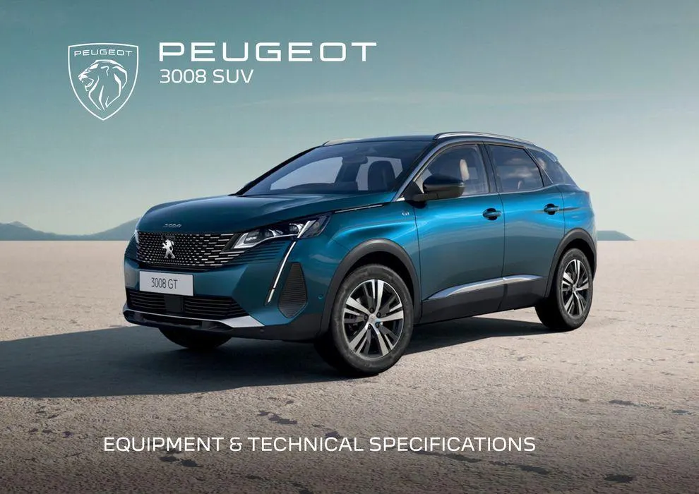 Peugeot 3008 SUV - Catalogue valid from 15 May to 15 May 2025 - page 1