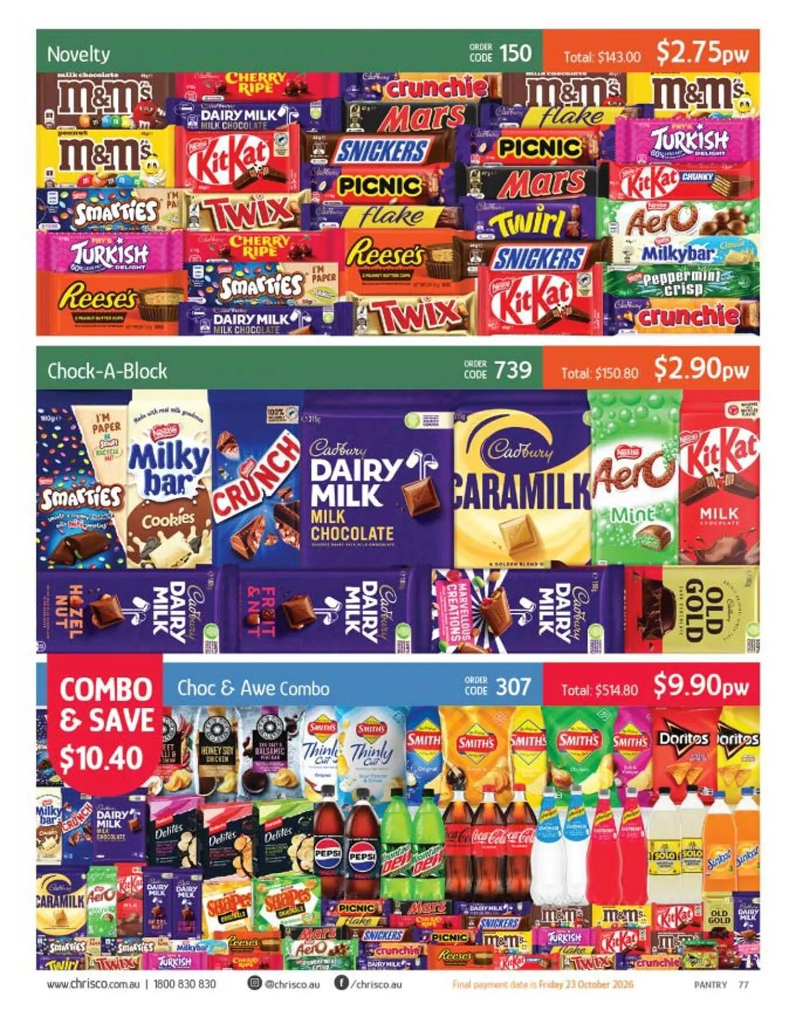 Chrisco Hampers catalogue - Catalogue valid from 19 September to 31 December 2026 - page 77