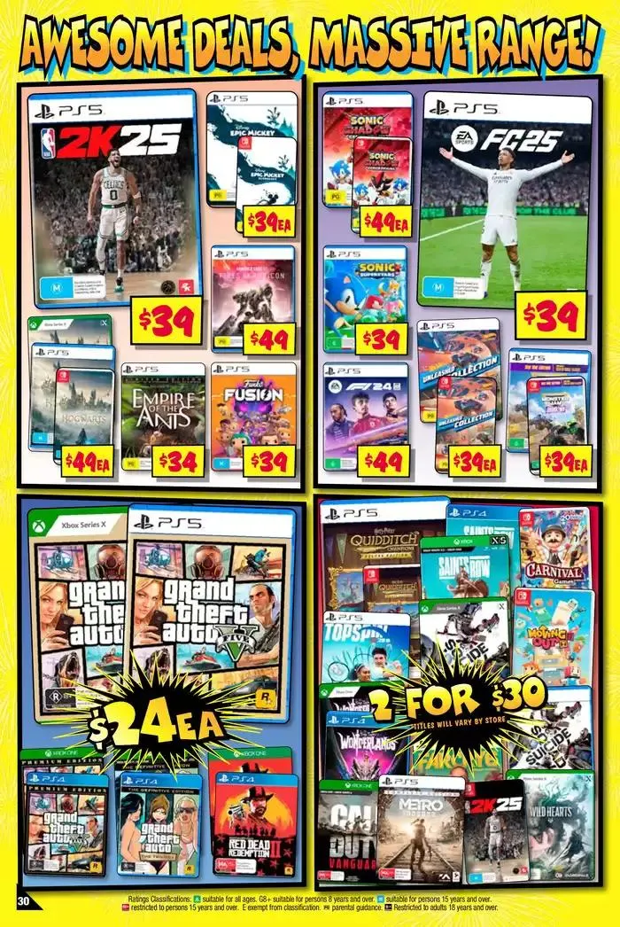 Entertainment Extravaganza! - Catalogue valid from 7 April to 20 April 2025 - page 30