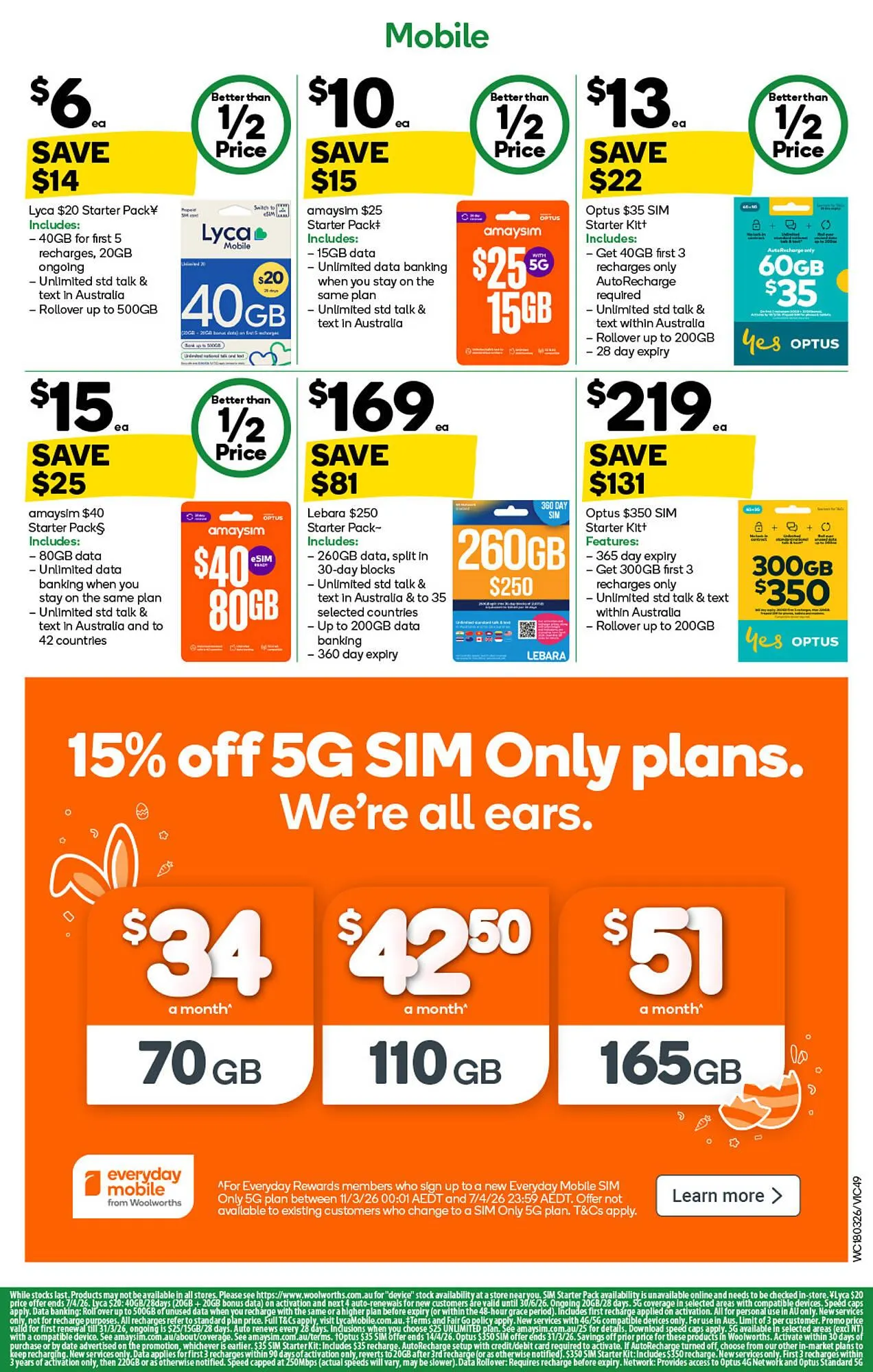 Woolworths catalogue - Catalogue valid from 18 March to 24 March 2026 - page 49