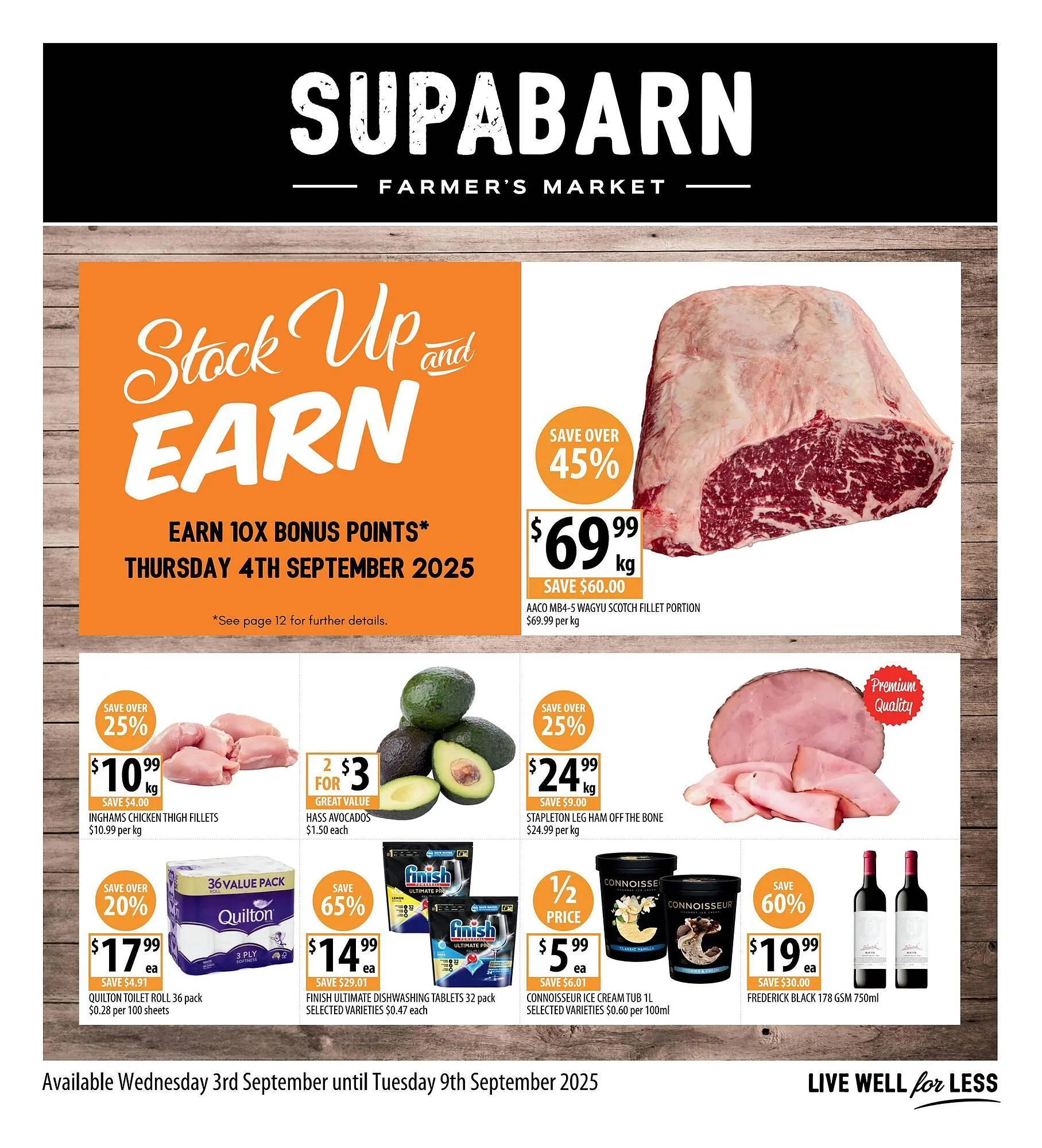 Supabarn catalogue - Catalogue valid from 3 September to 9 September 2025 - page 1