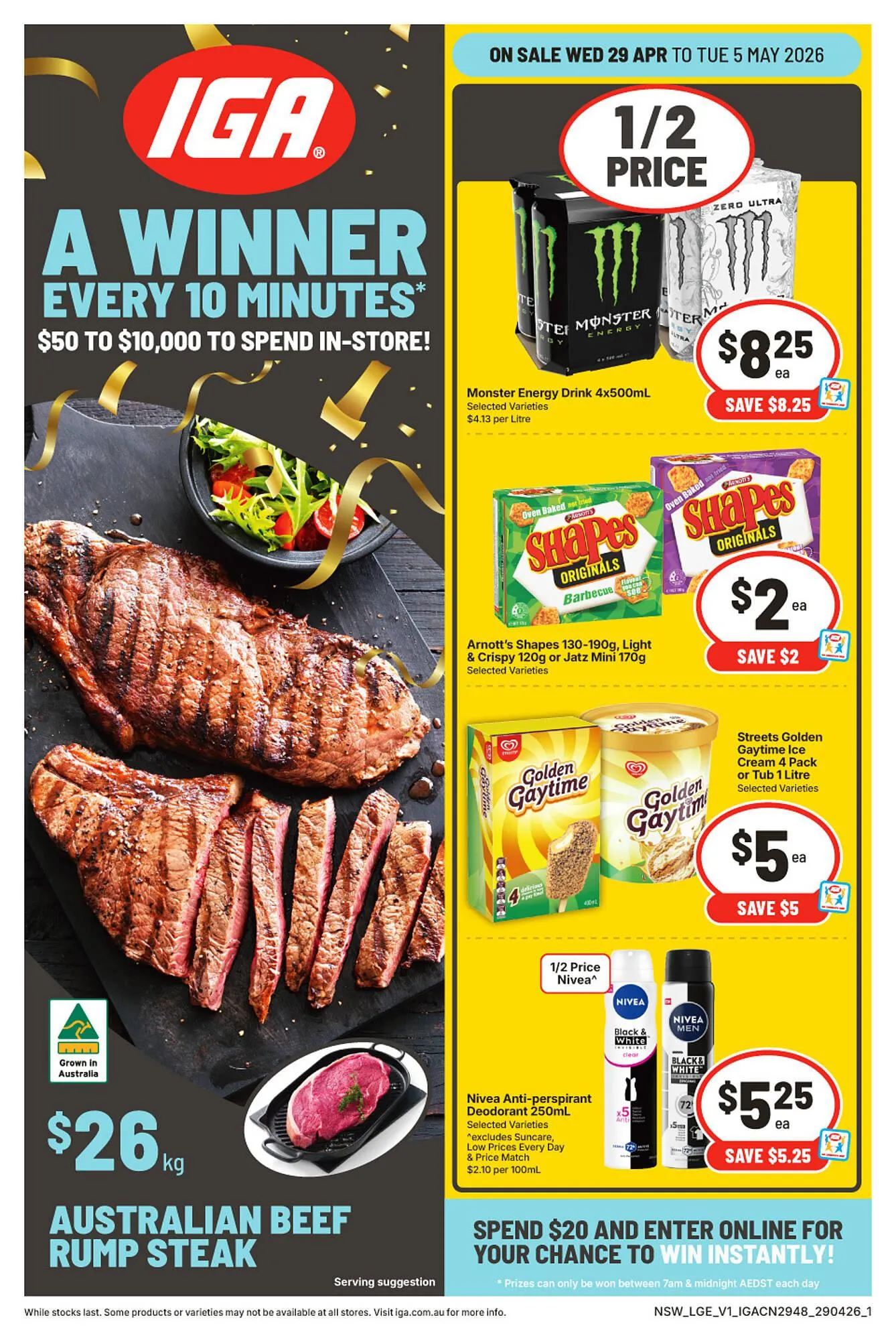 IGA catalogue - Catalogue valid from 29 April to 5 May 2026 - page 1