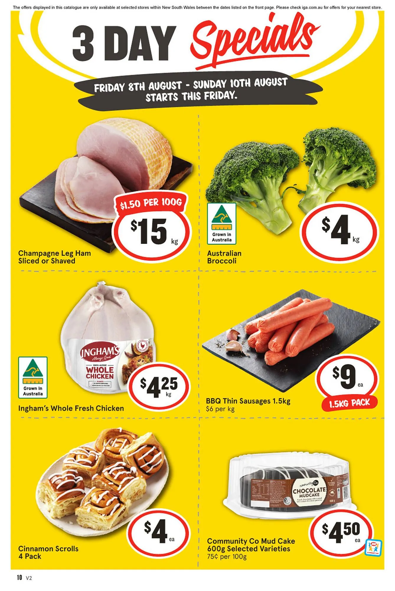 IGA catalogue - Catalogue valid from 8 August to 10 August 2025 - page 1