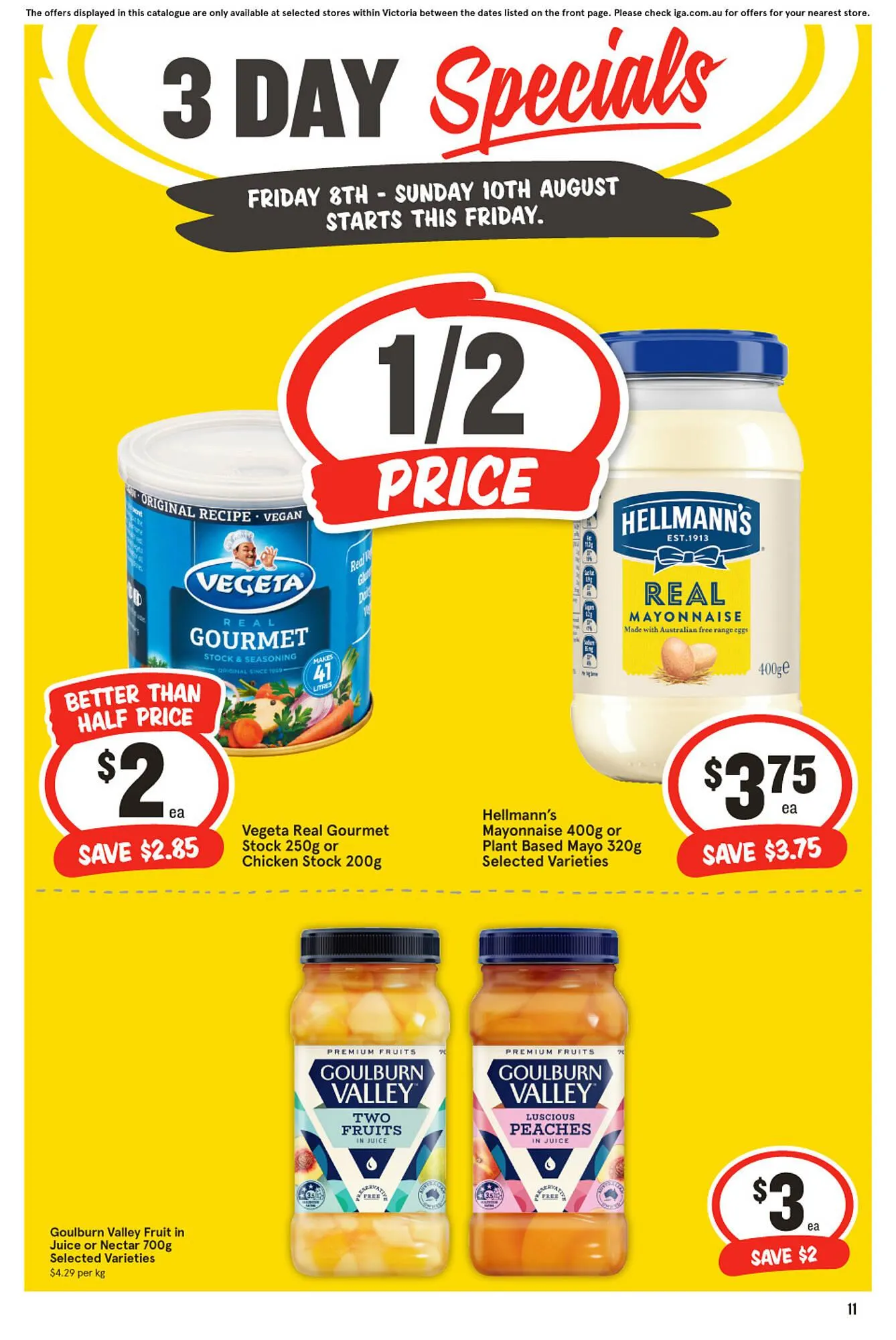 IGA catalogue - Catalogue valid from 8 August to 10 August 2025 - page 3