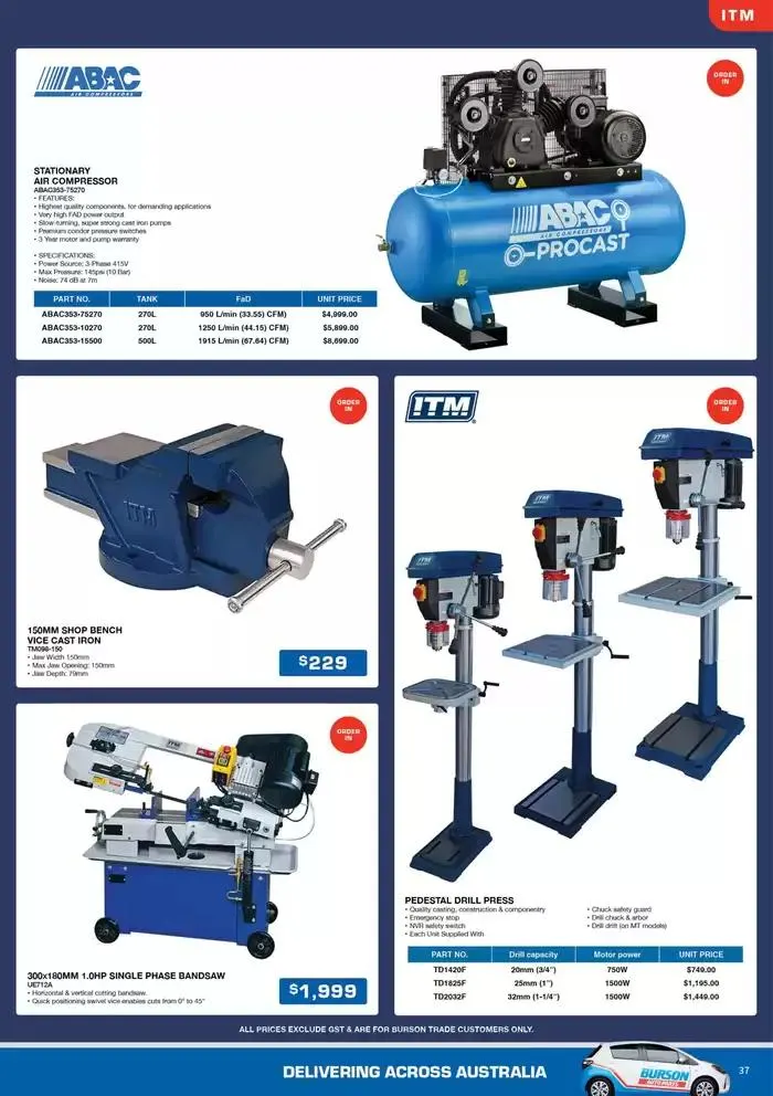 Tools And Equipment - Catalogue valid from 1 April to 30 June 2025 - page 37