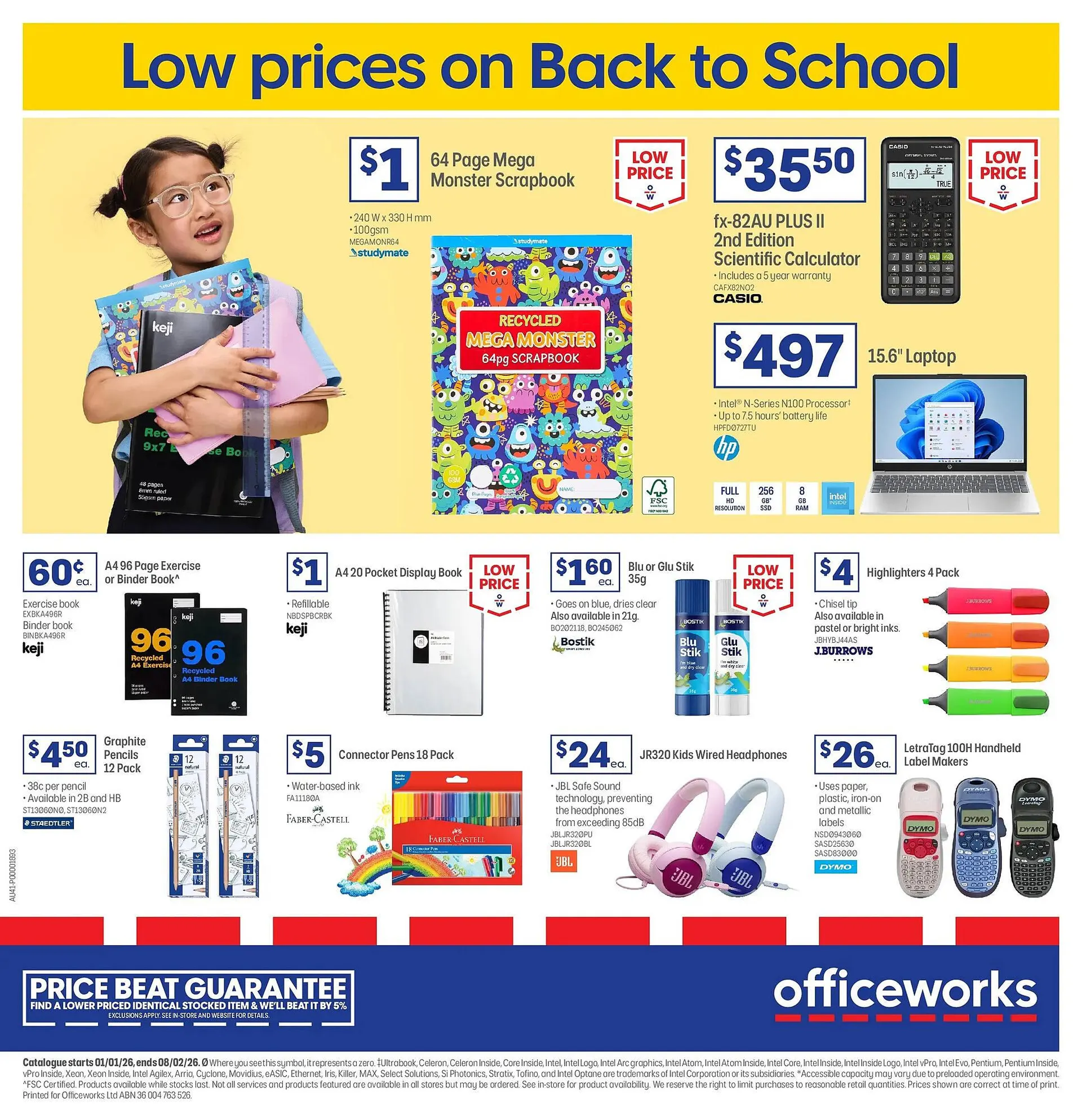 Officeworks catalogue - Catalogue valid from 31 December to 2 February 2026 - page 1