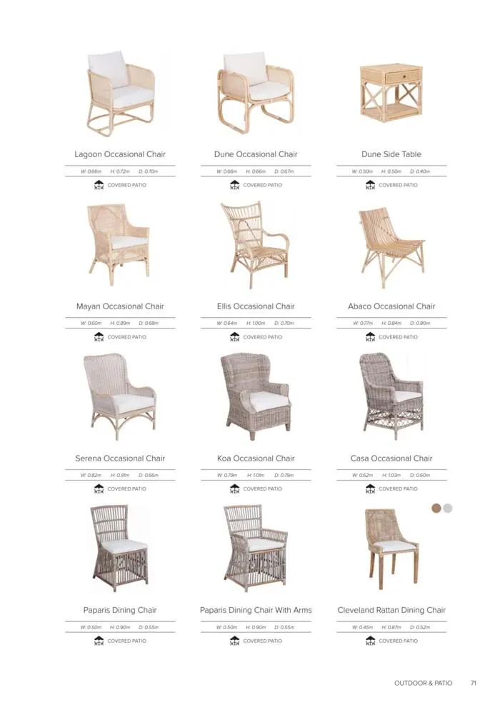Outdoor & Patio - Catalogue valid from 16 October to 31 January 2025 - page 71