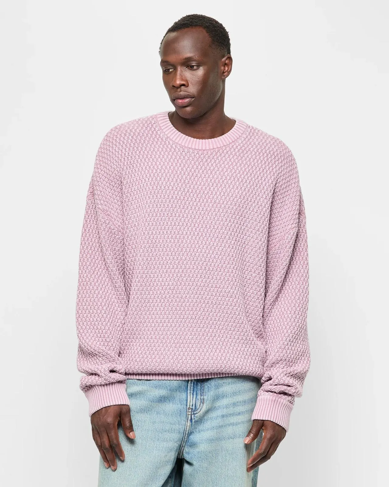 Crew Knit Jumper - Commons - Mauve