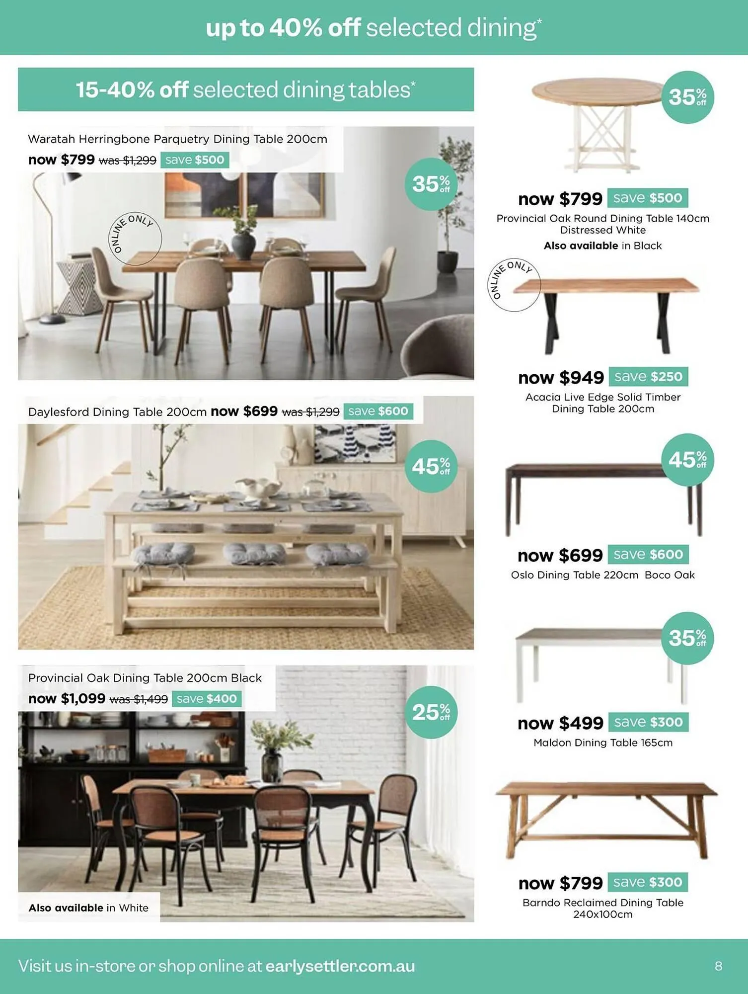 Early Settler catalogue - Catalogue valid from 21 August to 7 September 2025 - page 8
