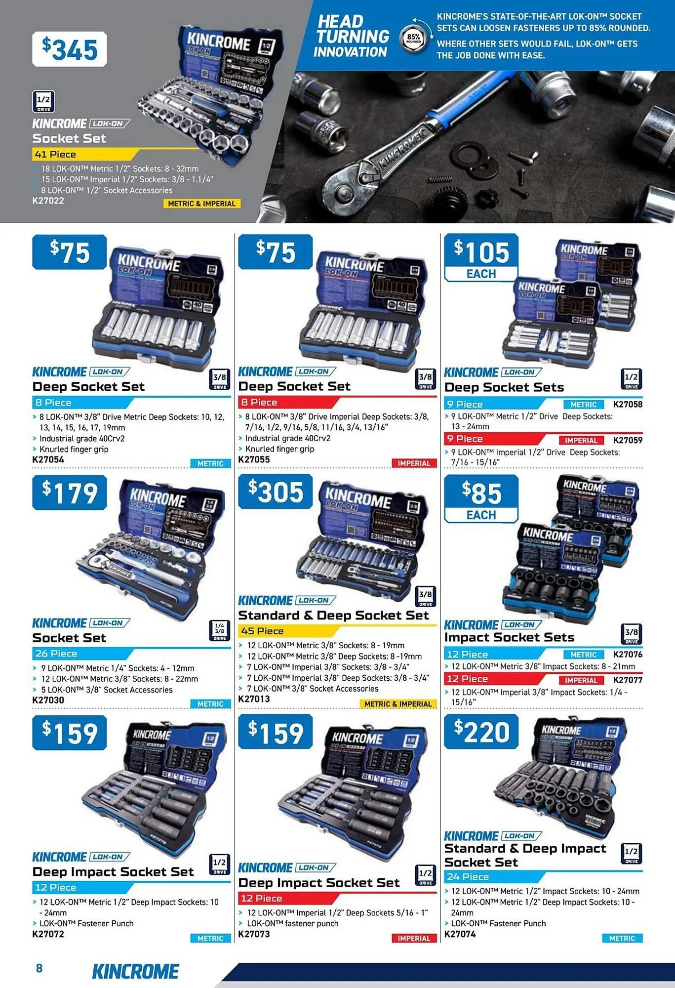 Kincrome catalogue - Catalogue valid from 1 September to 30 September 2025 - page 8