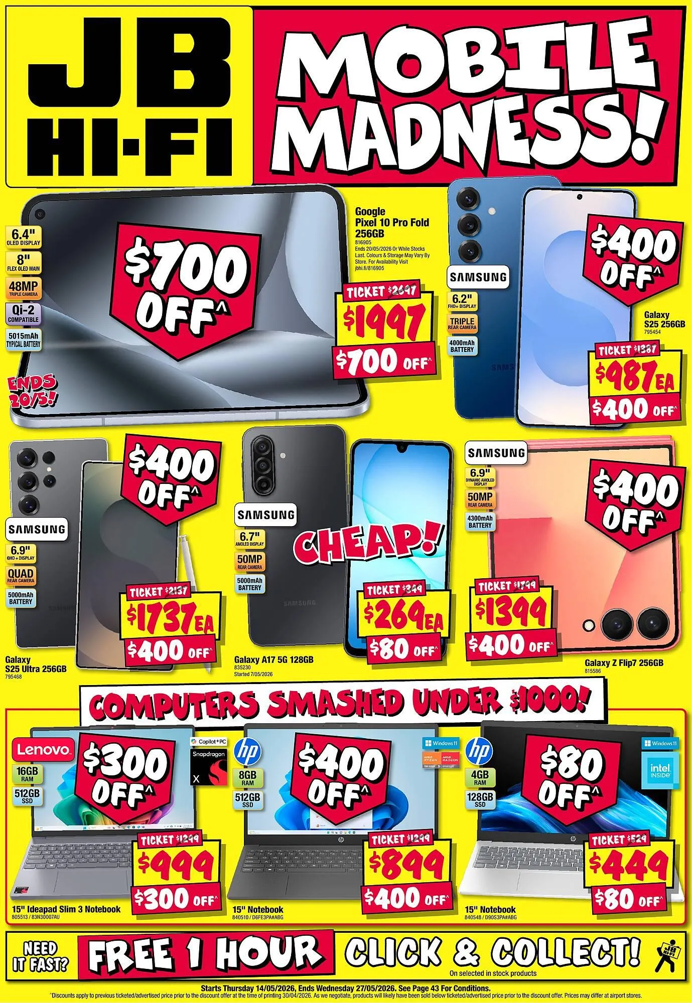 JB Hi-Fi catalogue - Catalogue valid from 14 April to 27 May 2026 - page 1